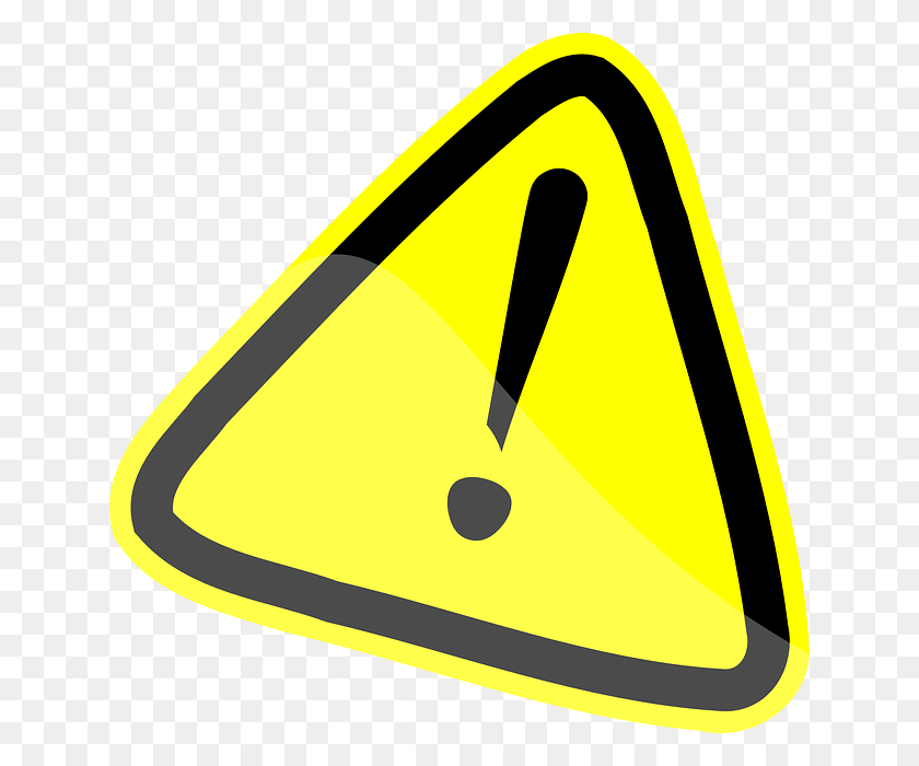 640x640 Attention Png - Caution PNG