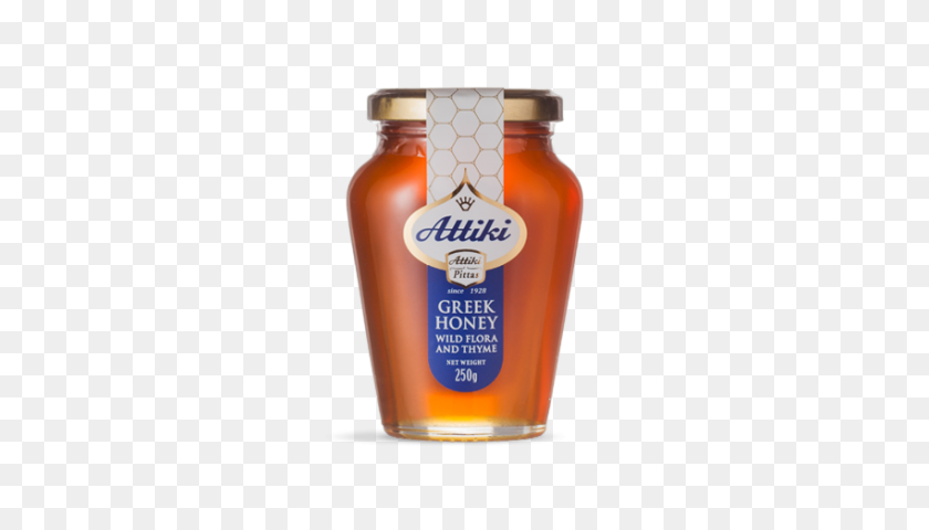 850x458 Attiki Classic Honey - Honey Jar PNG