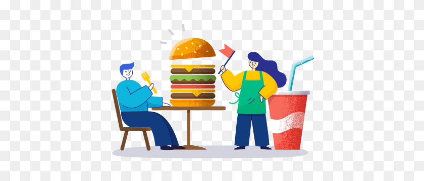 407x300 Attractions In Englewood - Fast Food Restaurant Clipart