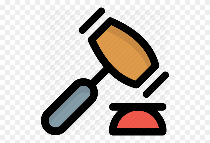 512x512 Auction, Bidding, Gavel, Law, Mallet Icon - Auction Gavel Clipart