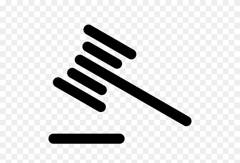512x512 Auction Hammer, Court, Gavel Icon With Png And Vector Format - Auction Gavel Clipart