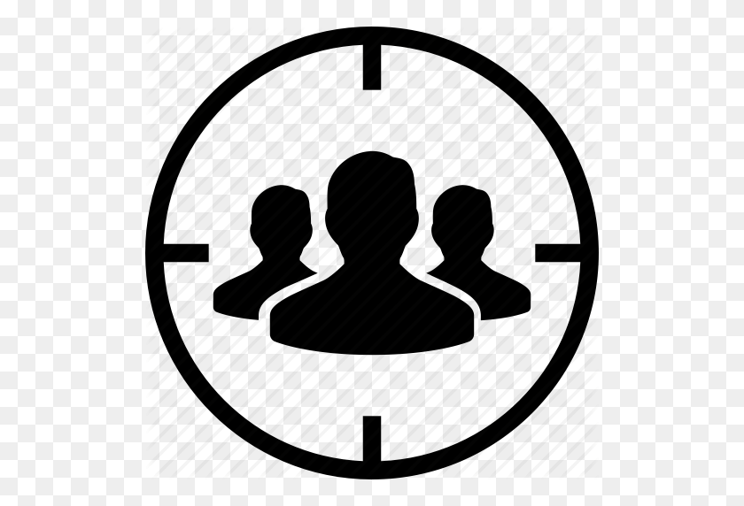 512x512 Audience, Audiences, Business, Focus, Market, Target Icon - Target Icon PNG