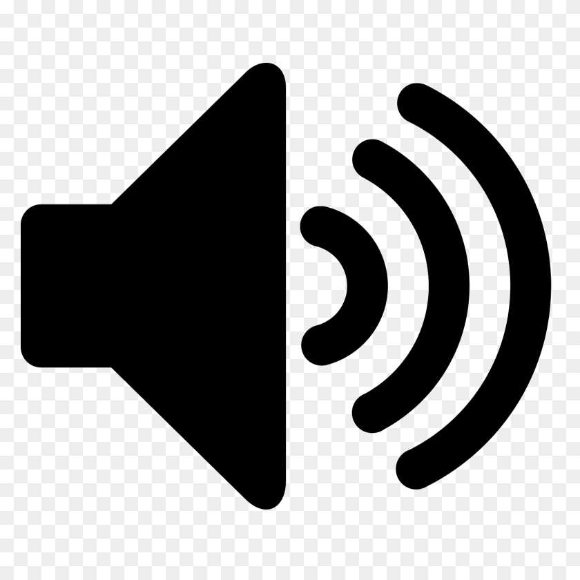 1600x1600 Audio Icon - Volume PNG