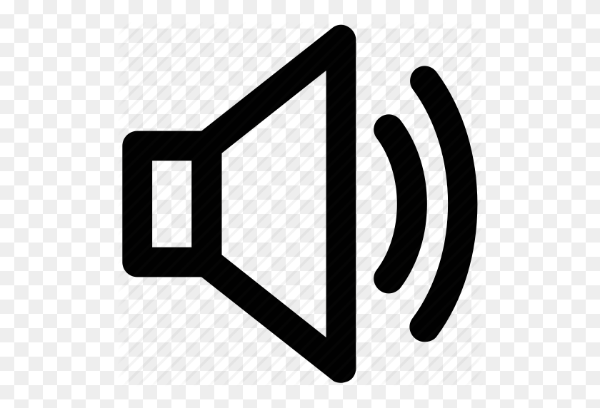 512x512 Audio, Loud, Noise, Sound, Speaker, Volume Icon - Speaker Icon PNG
