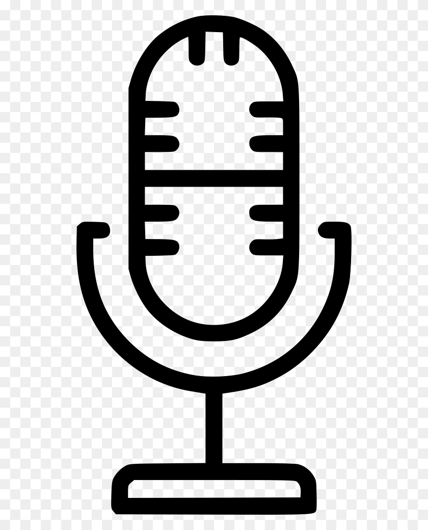 540x980 Аудио Микрофон Микрофон Запись Трансляция Значок Png Скачать Бесплатно - Микрофон Клипарт Png