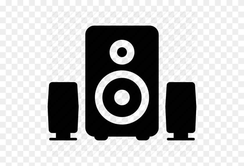 512x512 Audio, Music, Sound, Speaker, Speakers, Subwoofer Icon - Speaker Icon PNG