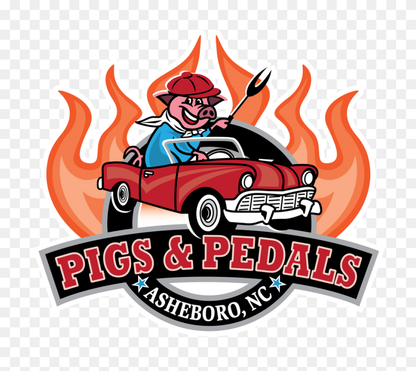 906x800 Pedales August Pigs - Car Show Clipart