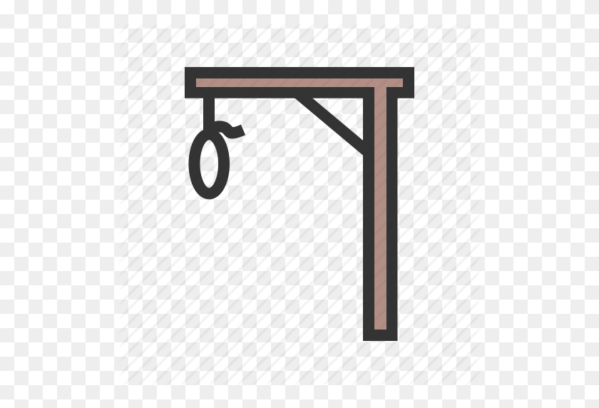 512x512 Augustine, Death, Gallows, Hanging, Jail, Noose, Rope Icon - Noose PNG