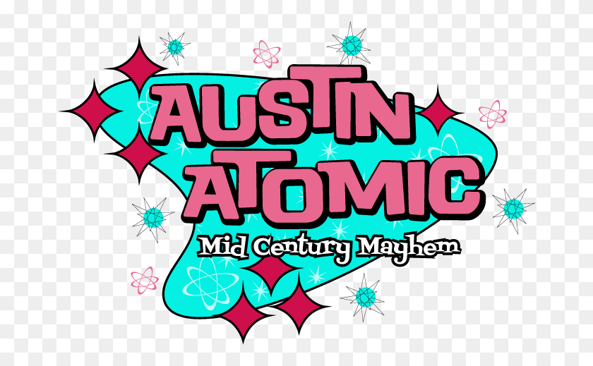 676x459 Austin Atomic - Clipart Moderno De Mediados De Siglo