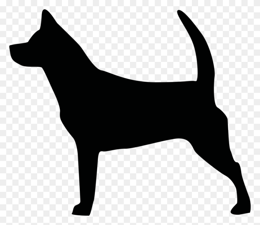876x750 Australian Cattle Dog Bulldog Dobermann Black And Tan Coonhound - Rottweiler Clipart Black And White