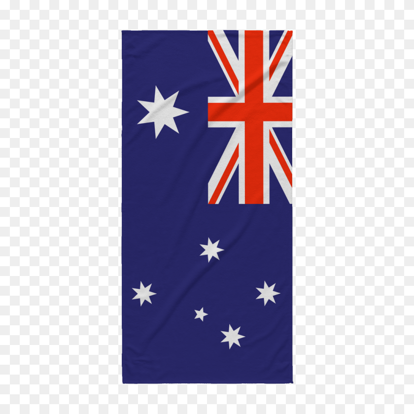 1024x1024 Australian Flag Beach Towel Nation Love - Australia Flag PNG