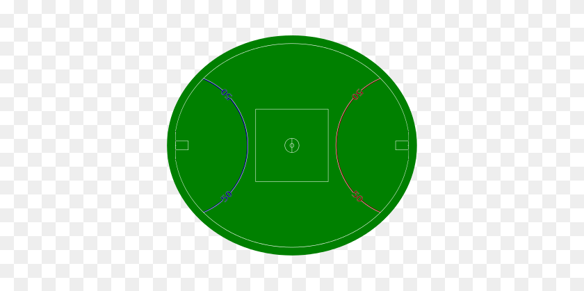 400x359 Australian Rules Football Playing Field - Oval PNG