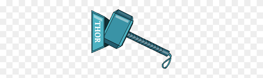 256x191 Authentic Hammer Of Thor Original - Thors Hammer PNG