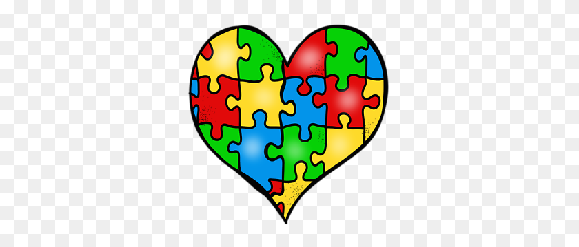 300x299 Autism Awareness Heart Flexible Fridge Magnet Size X Ebay - Autism Awareness Clipart