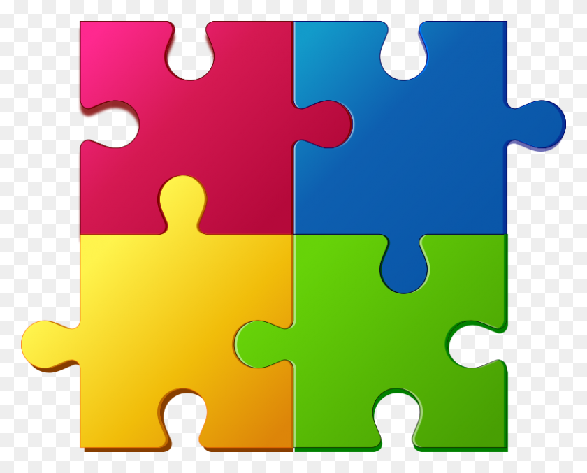 800x633 Autism Puzzle Clipart - Autism Puzzle Piece Clipart