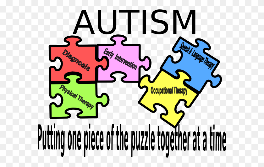 600x474 Аутизм Головоломка Логотип Картинки - Дети Помогают Клипарт