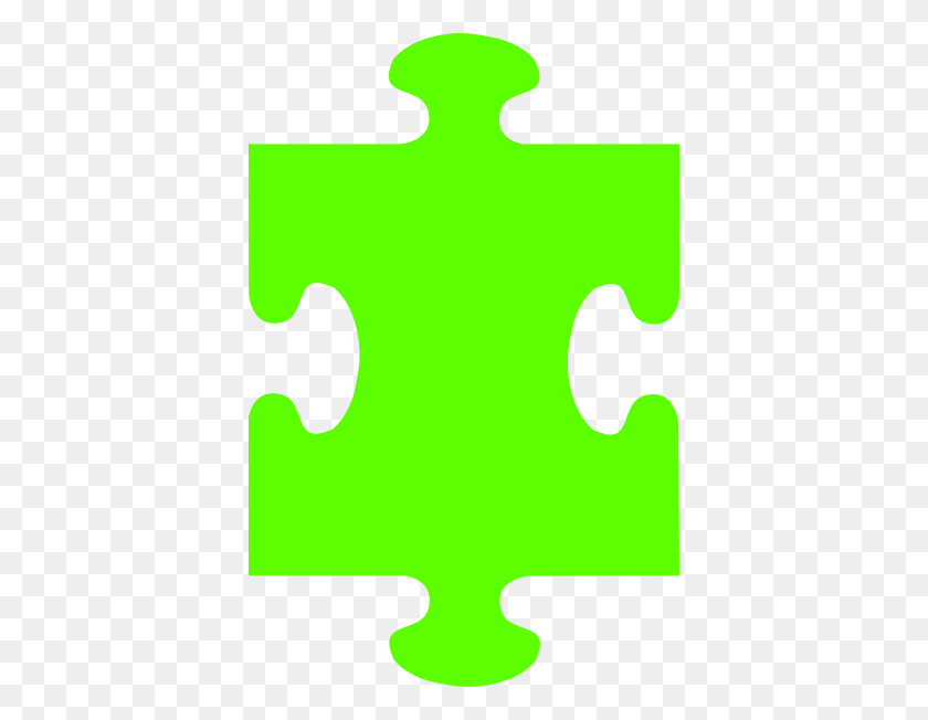 390x592 Autismo Puzzle Piece Border Clipart Clipart - Autism Puzzle Clipart