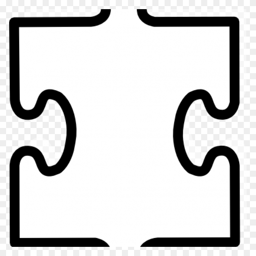 1024x1024 Autism Puzzle Piece Clip Art Free Clipart Download - Classroom Clipart Black And White