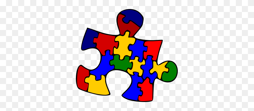 337x310 Autism Puzzle Piece Png Png Image - Autism Puzzle Piece PNG