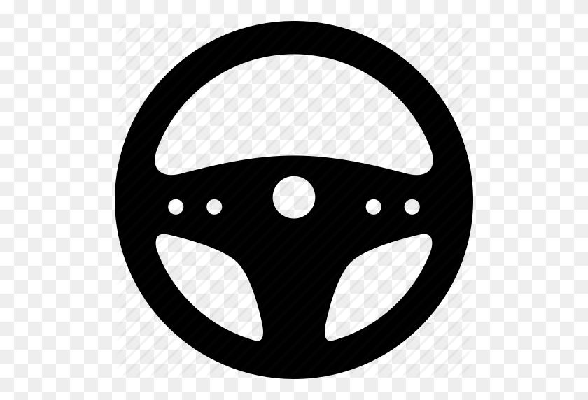512x512 Auto, Automotive, Car, Steering, Wheel Icon - Steering Wheel PNG