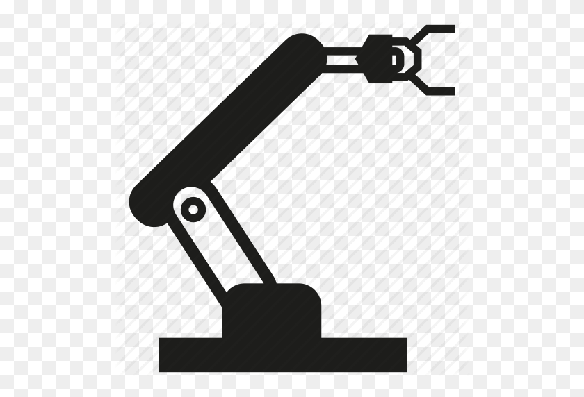 512x512 Auto, Industry, Manufacturing, Mechanic, Robot, Robotic, Robotic - Robot Arm PNG