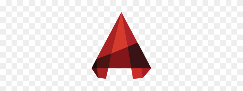 256x256 Значок Autodesk Autocad В Простом Стиле - Логотип Autodesk В Формате Png