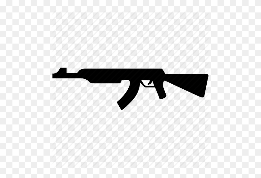 512x512 Automatic, Game, Russian, Weapon Icon - Ak 47 PNG