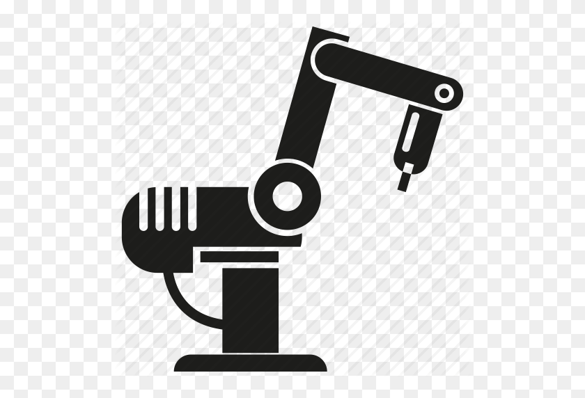 512x512 Automation, Machine, Manufacturing, Production, Robot, Robotic Arm - Robot Arm PNG