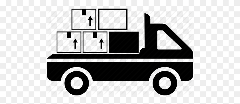 512x304 Automobile, Box, Car, Delivery, Logistic, Transport, Truck Icon - Box Truck PNG