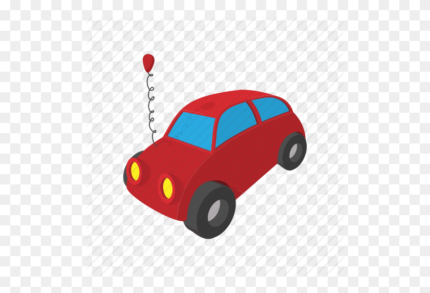 512x512 Automóvil, Coche, Dibujos Animados, Velocidad, Juguete, Transporte, Icono De Vehículo - Coche De Juguete Png