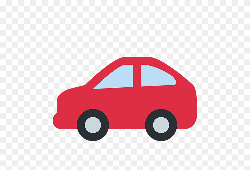 512x512 Automobile Emoji For Facebook, Email Sms Id - Car Emoji PNG