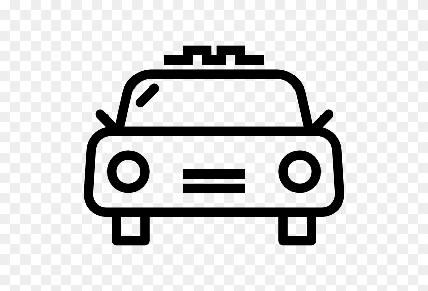 512x512 Automóvil, Transporte, Coche, Vehículo, Cabina, Transporte, Taxi Icono - Taxi Cab Clipart