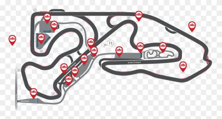 951x477 Automotive Country Club Private Race Track New York - Race Track PNG