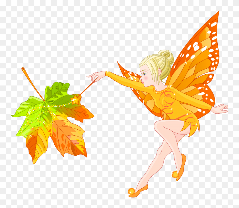 3838x3298 Autumn Fairy Png Clipart - Fall PNG