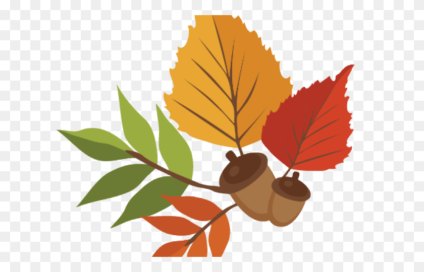 640x480 Осенние Листья Клипарт Листья - Осень Png