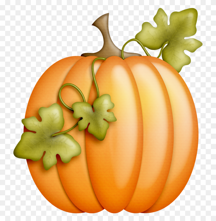 736x800 Autumn Moments Clip Art, Autumn And Holidays - Fancy Pumpkin Clipart