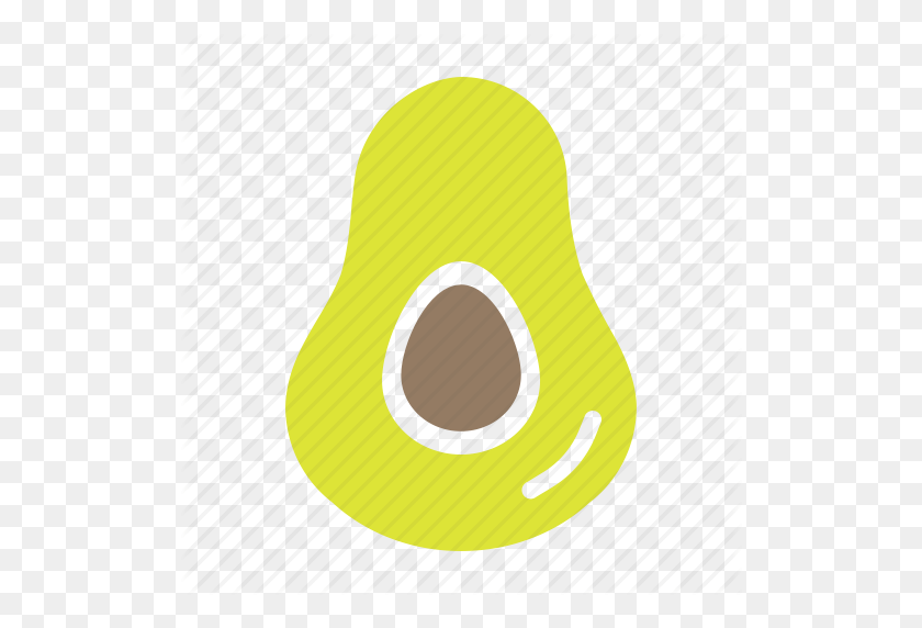 512x512 Avacado, Avocado, Fat, Fruit, Healthy, Saturated, Vegetable Icon - Avacado PNG