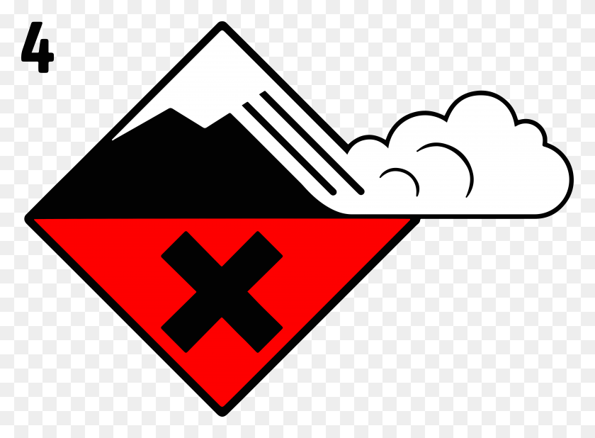 9148x6545 Avalanche High Danger Level - Danger PNG