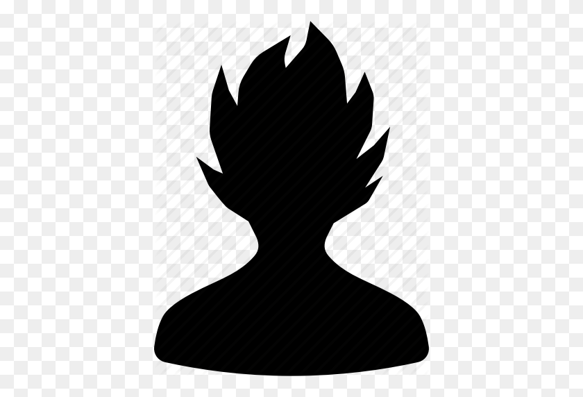 396x512 Avatar, Contact, Default, Dragonball, Hair, Profile, User Icon - Profile Icon PNG