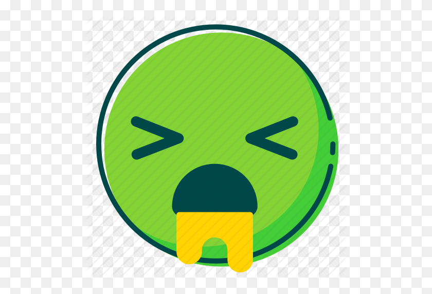512x512 Avatar, Emoji, Emoticon, Face, Puke Icon - Puke Emoji PNG