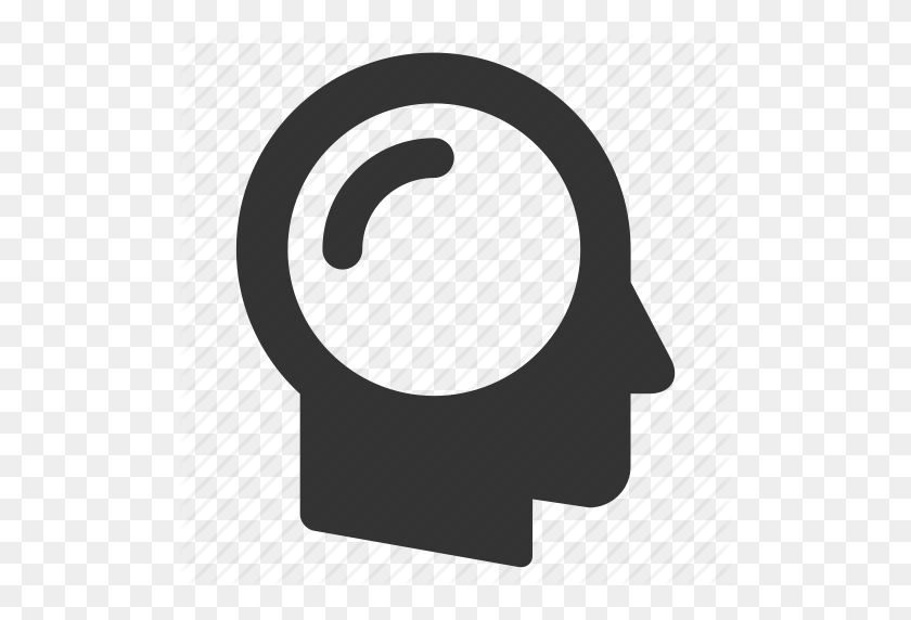 512x512 Avatar, Empty, Head, Person, Profile, Thinking, User Icon - Thinking Person PNG