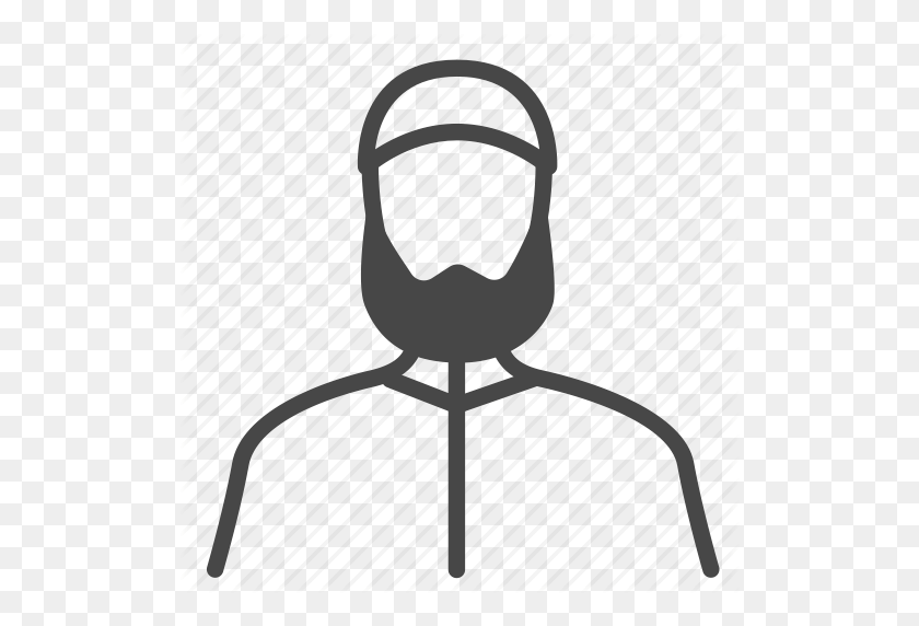 512x512 Avatar, Islam, Islámico, Masculino, Hombre, Icono Musulmán - Símbolo Del Islam Png