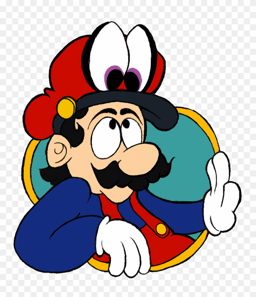 817x960 Avatars Clipart Super Mario - Super Mario Odyssey PNG