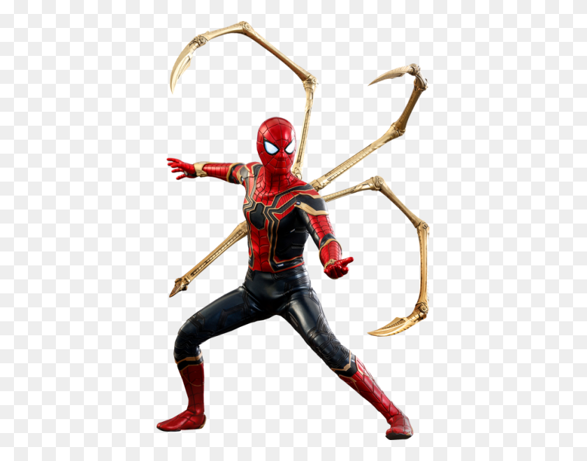 391x600 Avengers Infinity War Masterpiece Action Figure Iron Spider - Avengers Infinity War PNG
