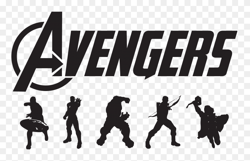4240x2626 Avengers Logo Vector Png Transparent Avengers Logo Vector - Superhero Silhouette PNG