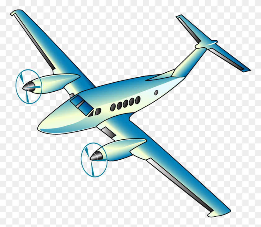 898x770 Aviation Clipart Small Plane - Airplane Propeller Clipart
