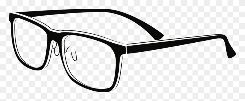 919x340 Aviator Sunglasses Eyewear Sunglass Hut - Black Glasses Clipart