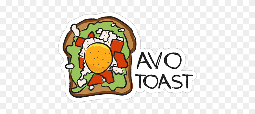 490x317 Avo Toast - Toast PNG