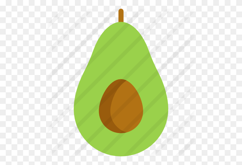 512x512 Avocado - Aguacate PNG