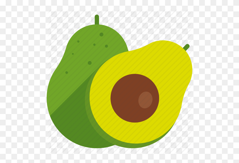 512x512 Avocado, Cut, Food, Fruit, Seed, Tropical, Whole Icon - Seed PNG